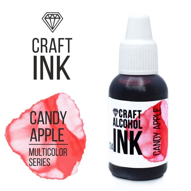 Алкогольные чернила Craft Alcohol INK, CandyApple (Карамельное яблоко) (20мл)