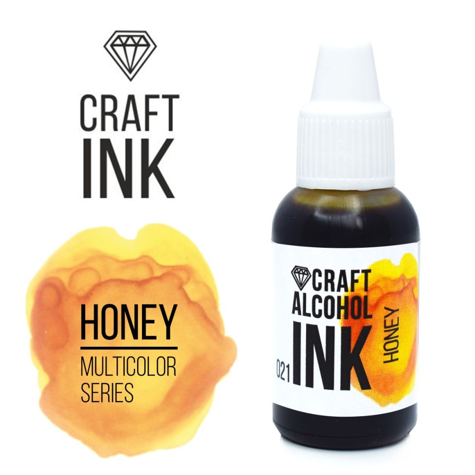 Алкогольные чернила Craft Alcohol INK, Honey (Медовый) (20мл)