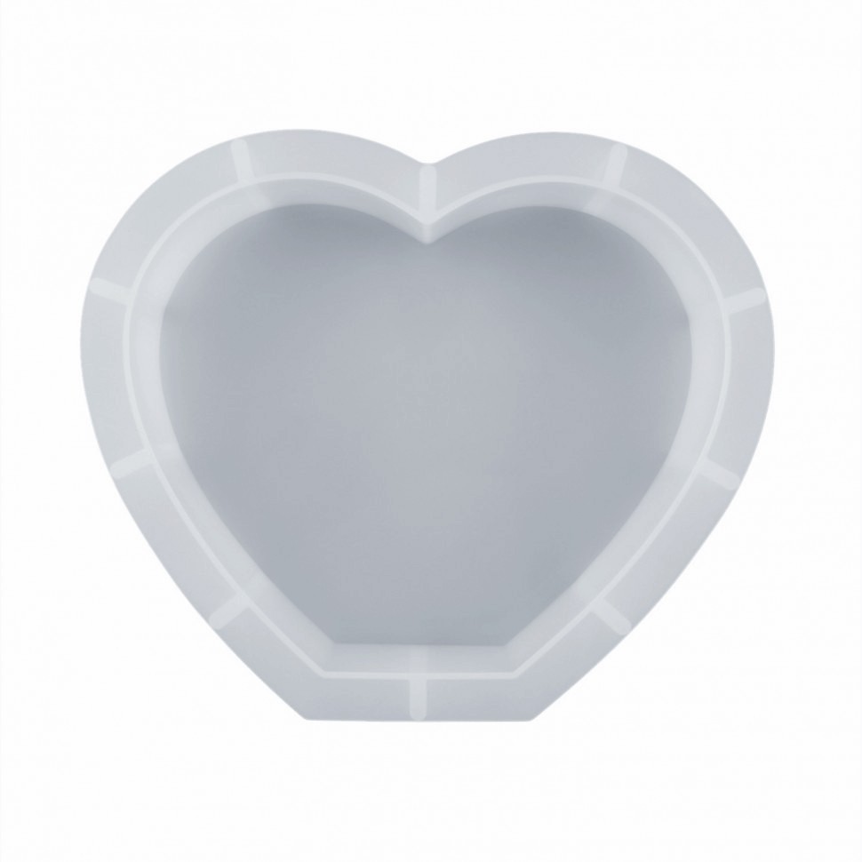 Силиконовый молд для объемных заливок "Сердце", 16*14 см