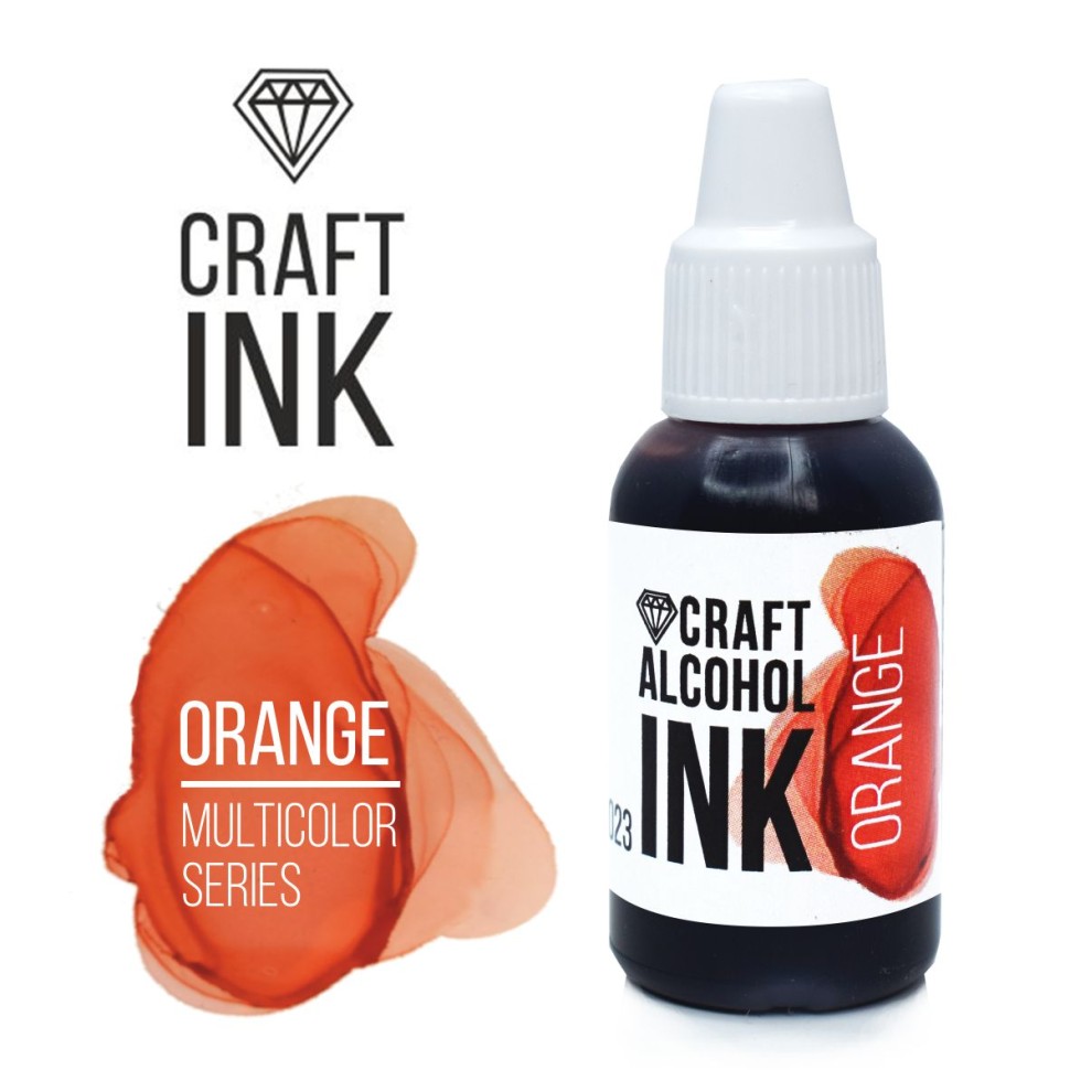 Алкогольные чернила Craft Alcohol INK, Orange (Апельсин) (20мл)
