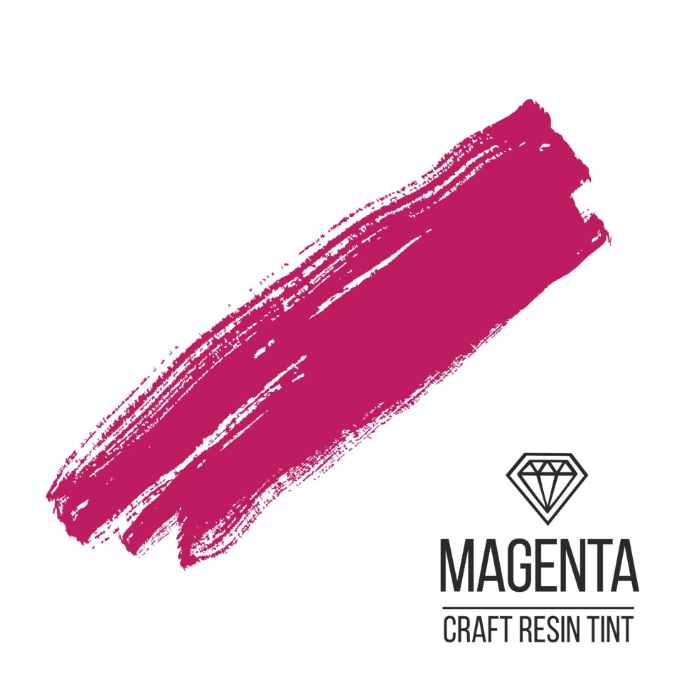 Краситель для смолы и полимеров CraftResinTint, Magenta, маджента, 10мл (1шт)