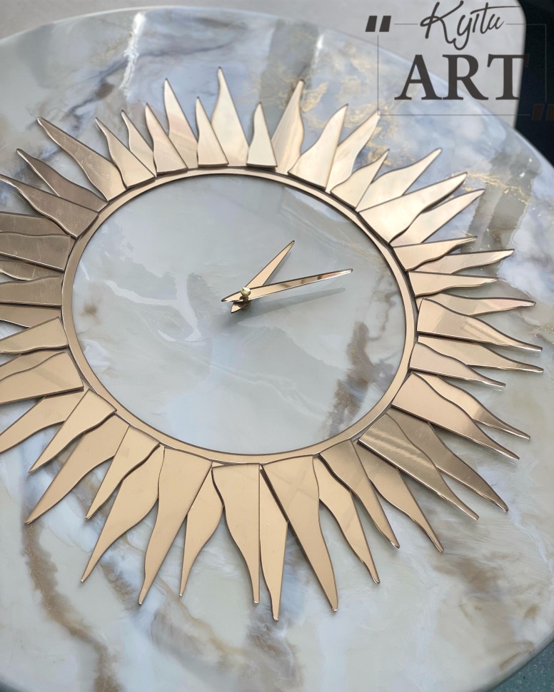 Зеркальный декор "Солнце" золото
