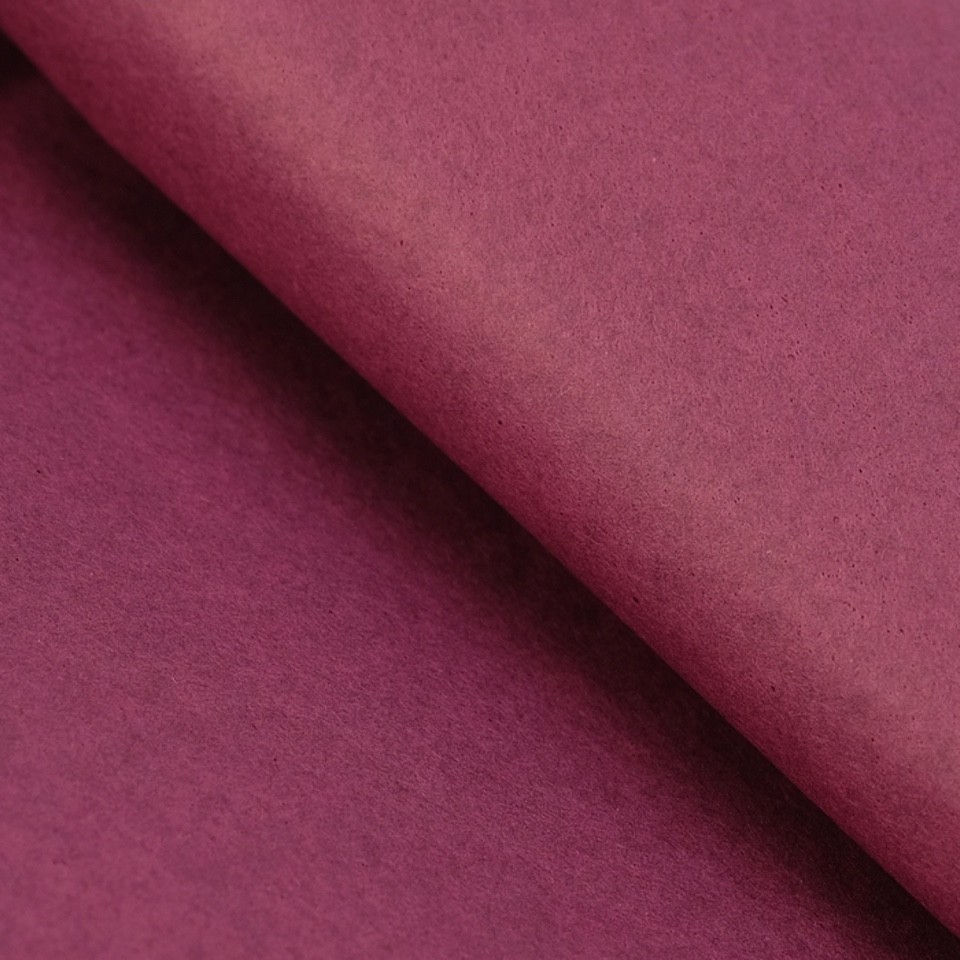 Бумага упаковочная тишью, бордовый, 50 см х 66 см, 10 листов